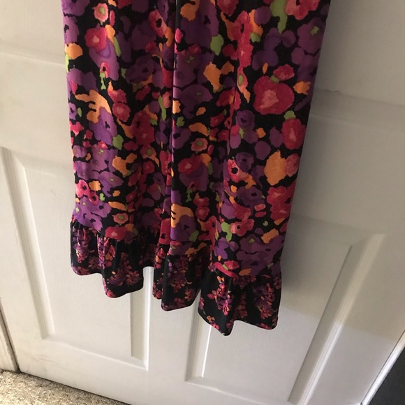 Purple and Pink Floral Dress - Picture 4 of 7